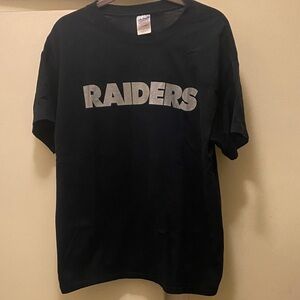 Classic RAIDERS Black Crewneck T-Shirt